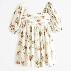Strawberry Emerson Puff Sleeve Dress